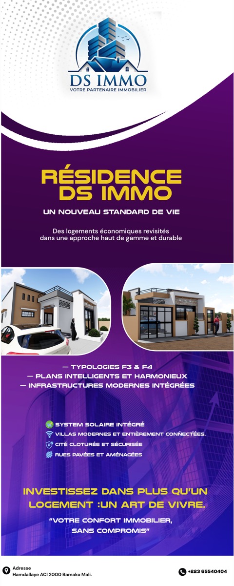 Résidence DS IMMO, nouveau standard de vie